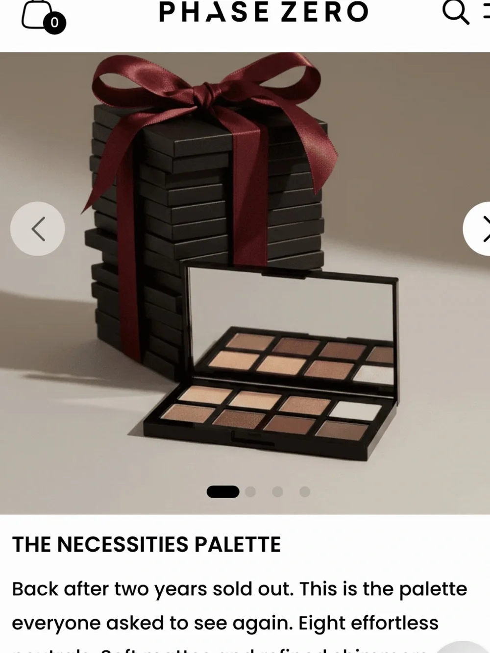 Phase Zero The Necessities Eyeshadow Palette